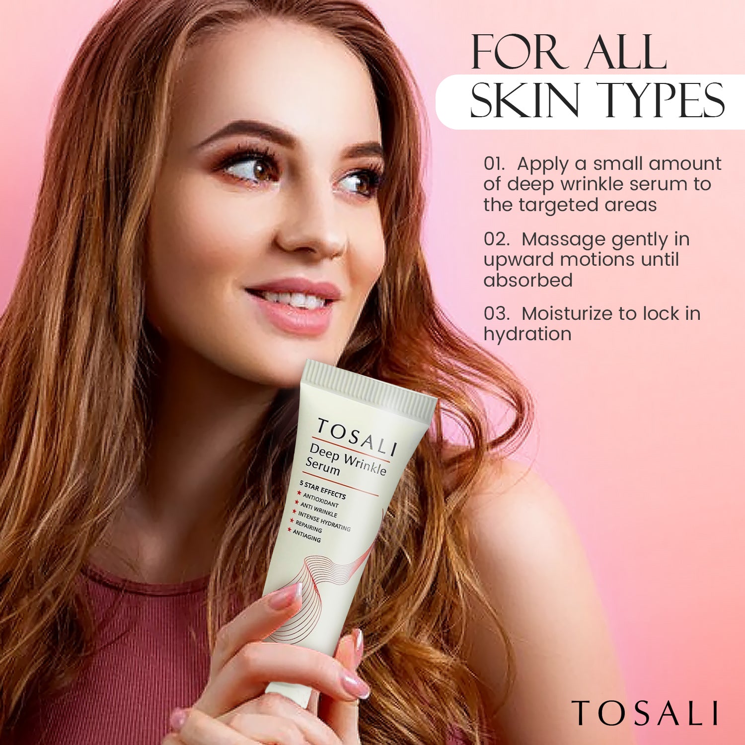 serum apply face